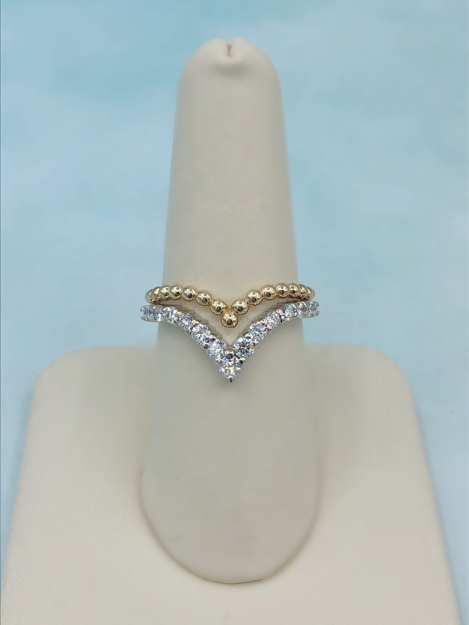 Baguette Diamond V Ring by Anita Ko – Reservoir